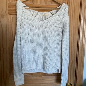 Hollister Cream Sweater